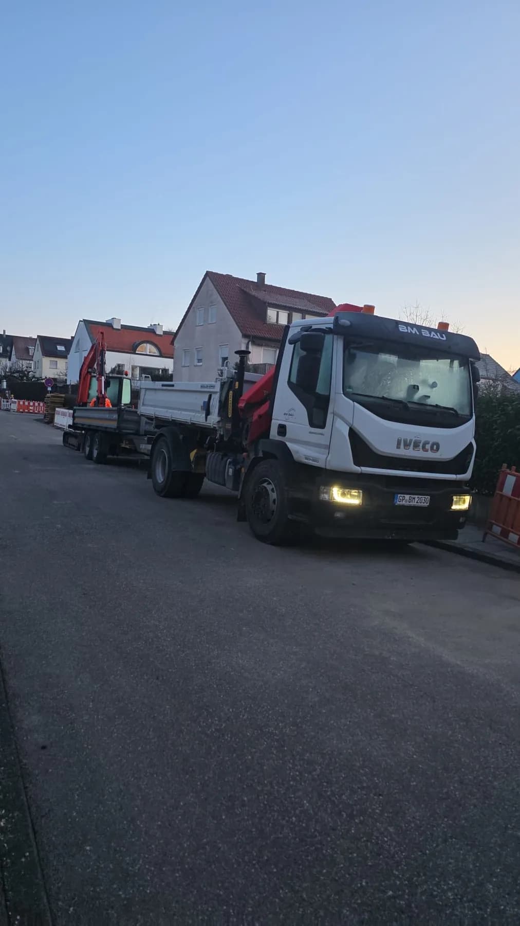 LKW auf Baustelle